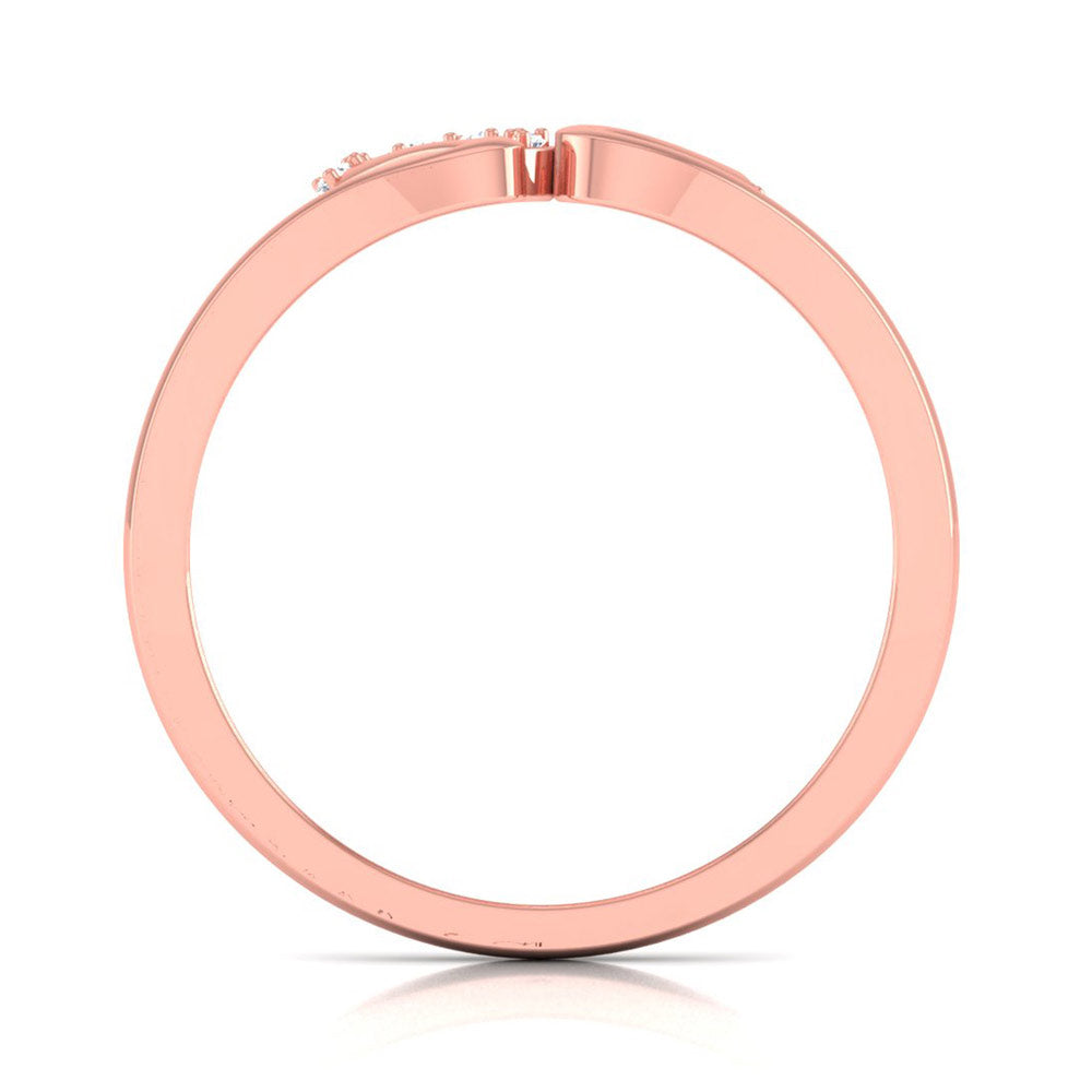 Double Heart Diamond Ring