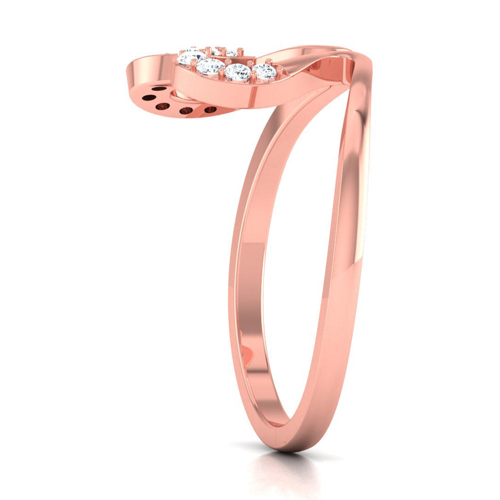 Double Heart Diamond Ring