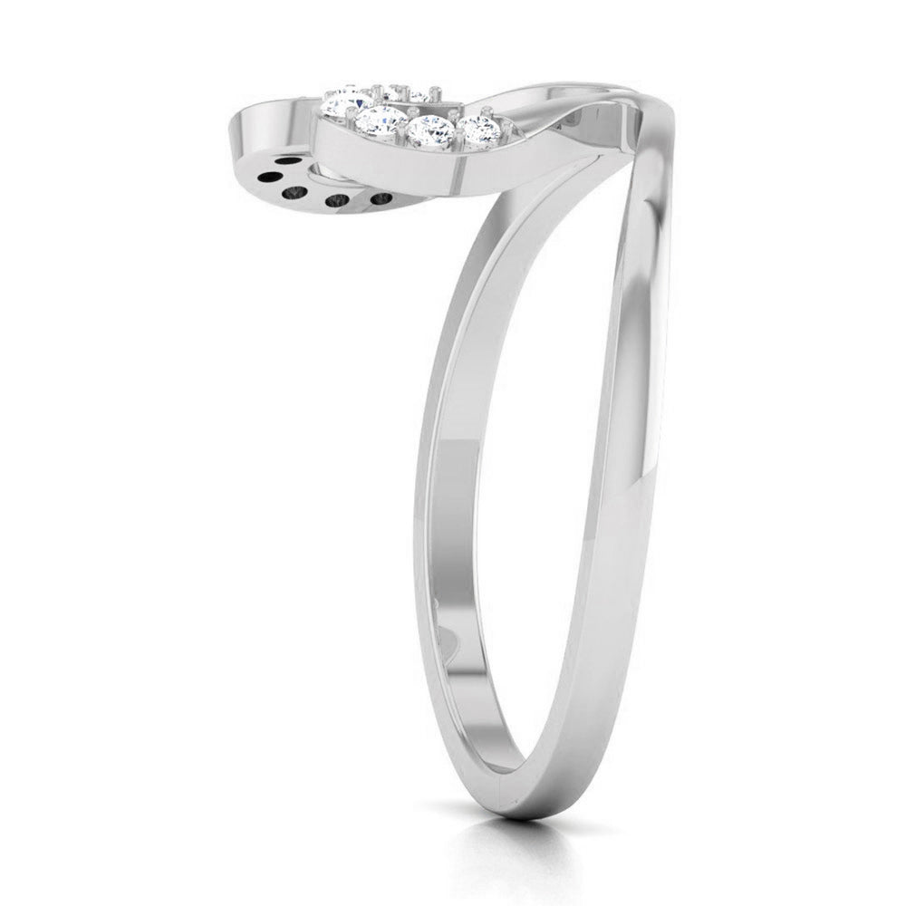 Double Heart Diamond Ring