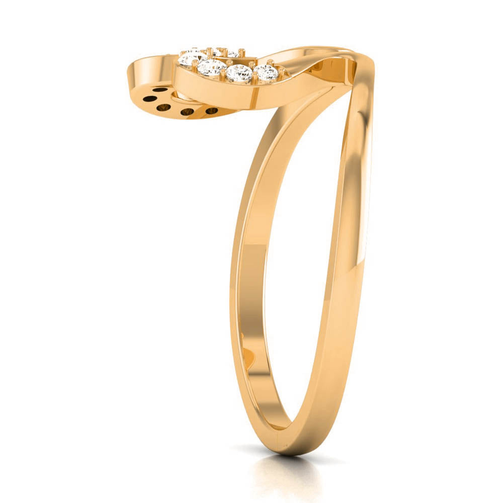 Double Heart Diamond Ring