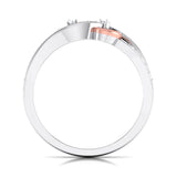 Intertwined Hearts Diamond Ring