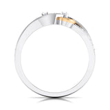 Intertwined Hearts Diamond Ring