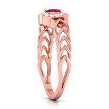 Heart of Ruby Diamond Ring