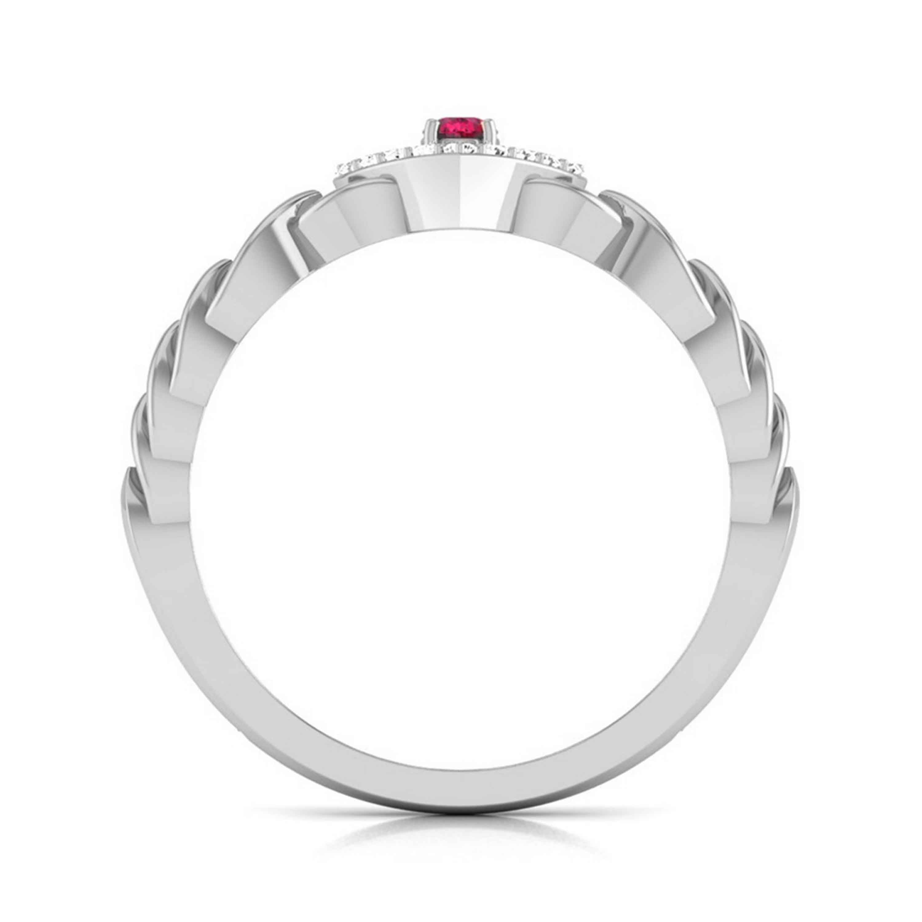 Heart of Ruby Diamond Ring