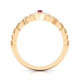 Heart of Ruby Diamond Ring