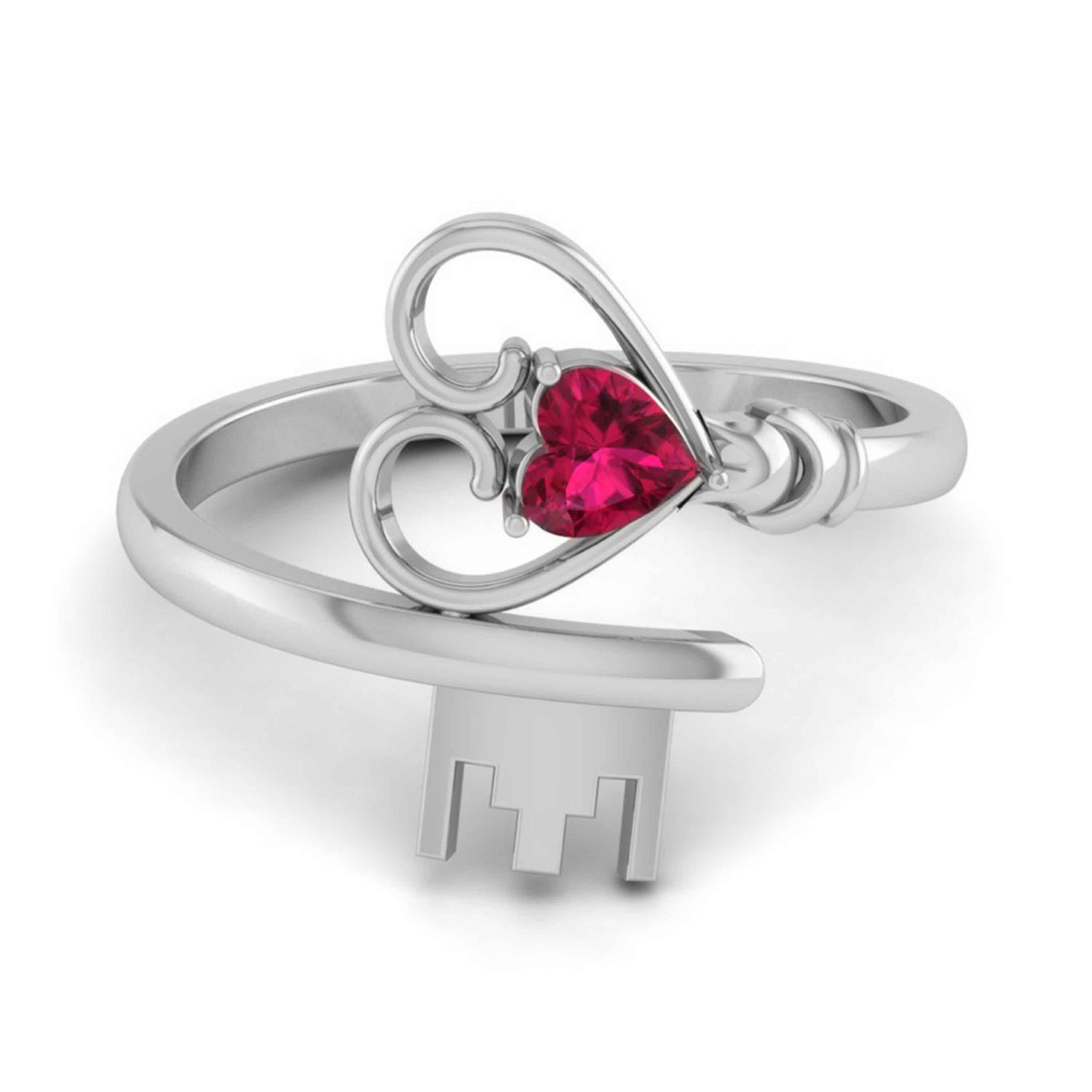 Castle Heart Diamond Ring