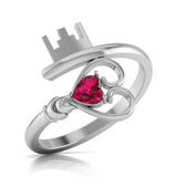 Castle Heart Diamond Ring