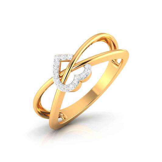 Harmony Heart Diamond Ring