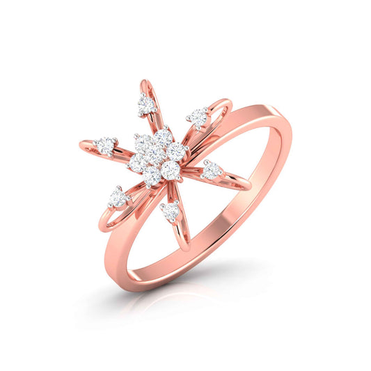 Celestial Diamond Cluster Ring