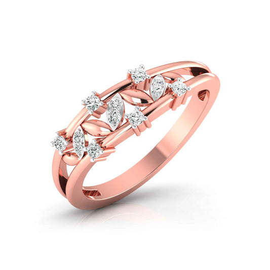 Golden Ivy Diamond Band