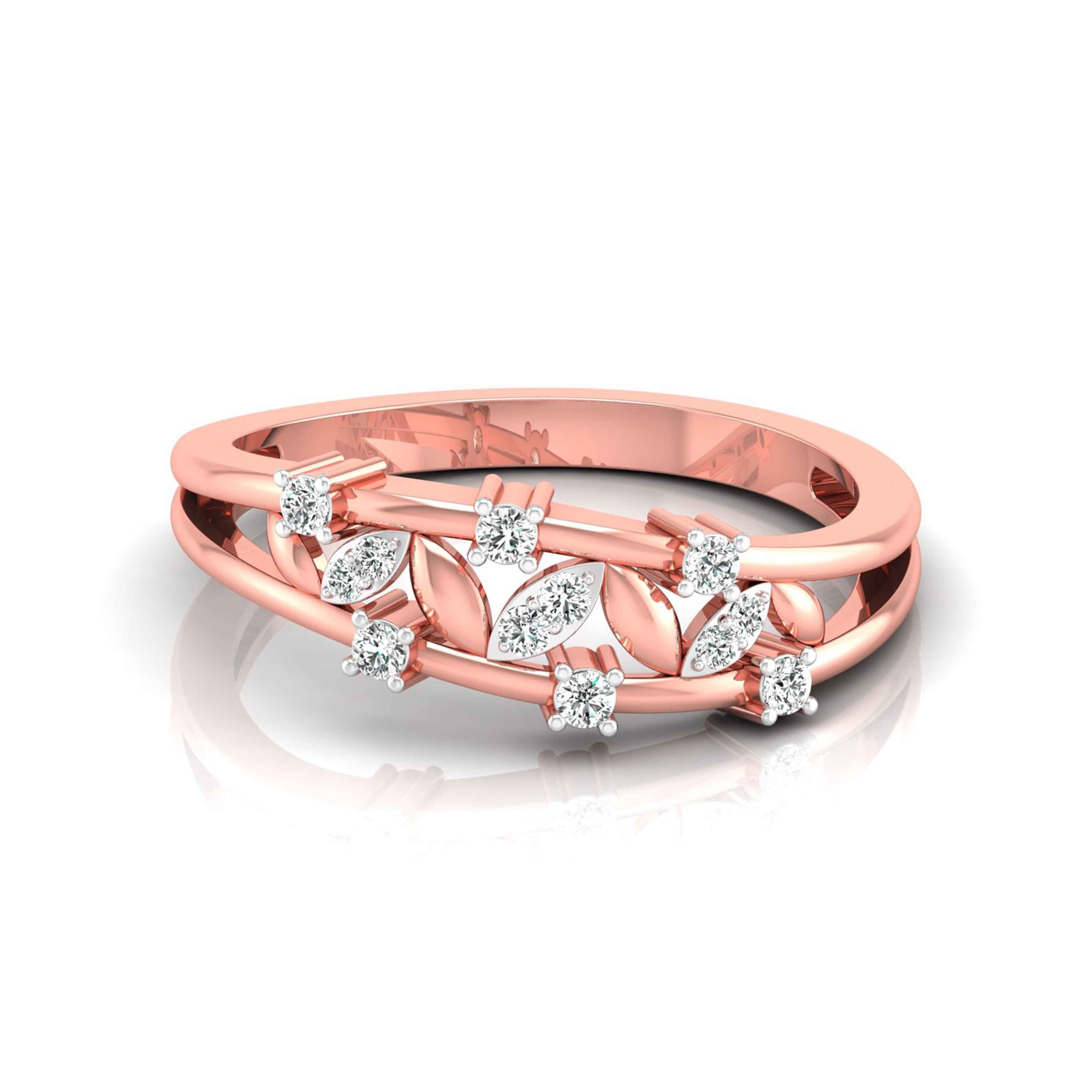 Golden Ivy Diamond Band