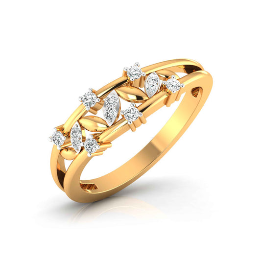Golden Ivy Diamond Band
