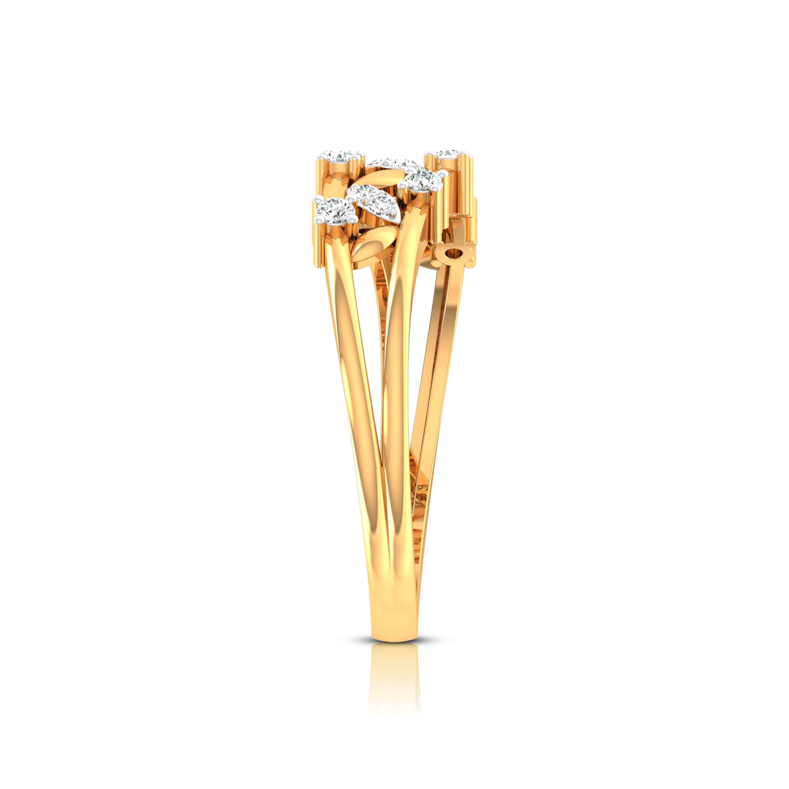 Golden Ivy Diamond Band
