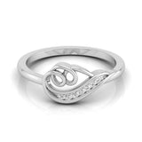 Rose Swirl Diamond Ring