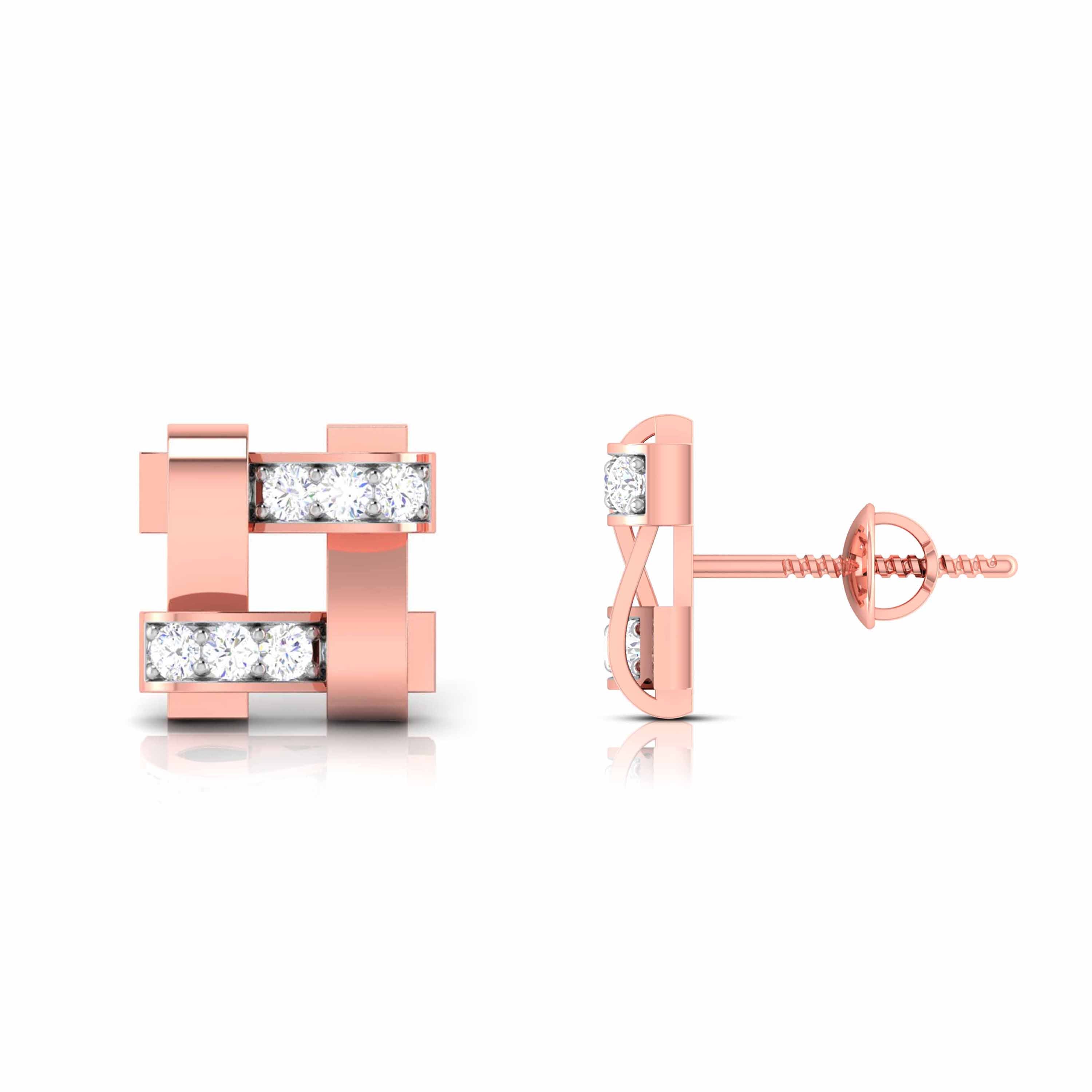 Modern Grid Earrings