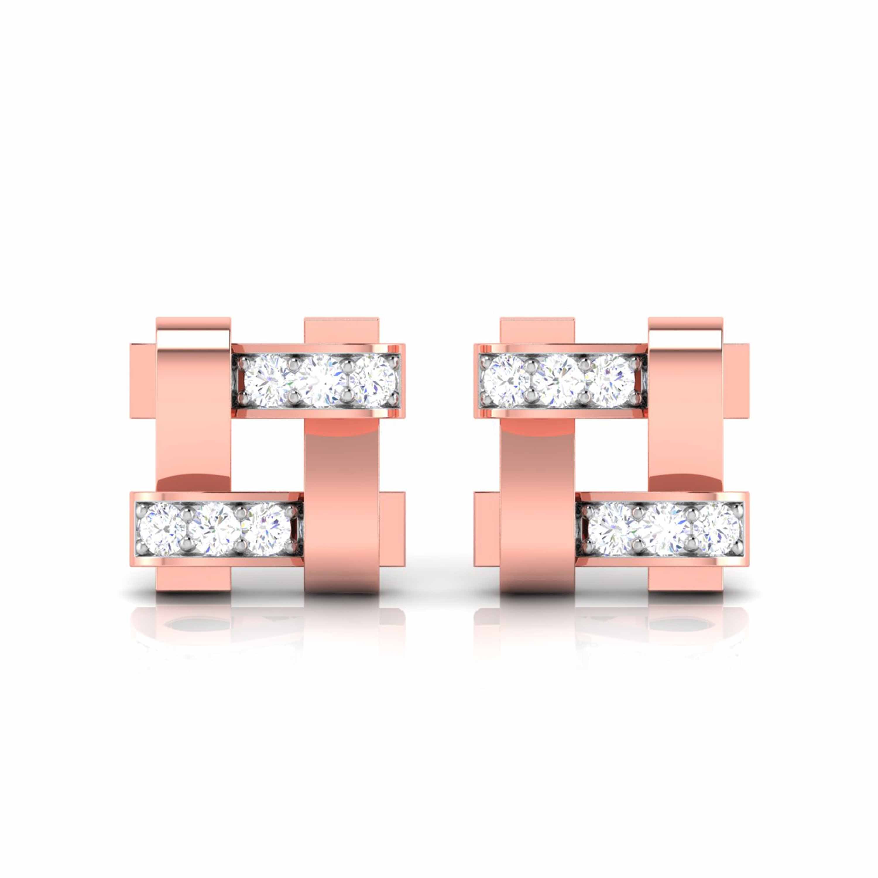 Modern Grid Earrings