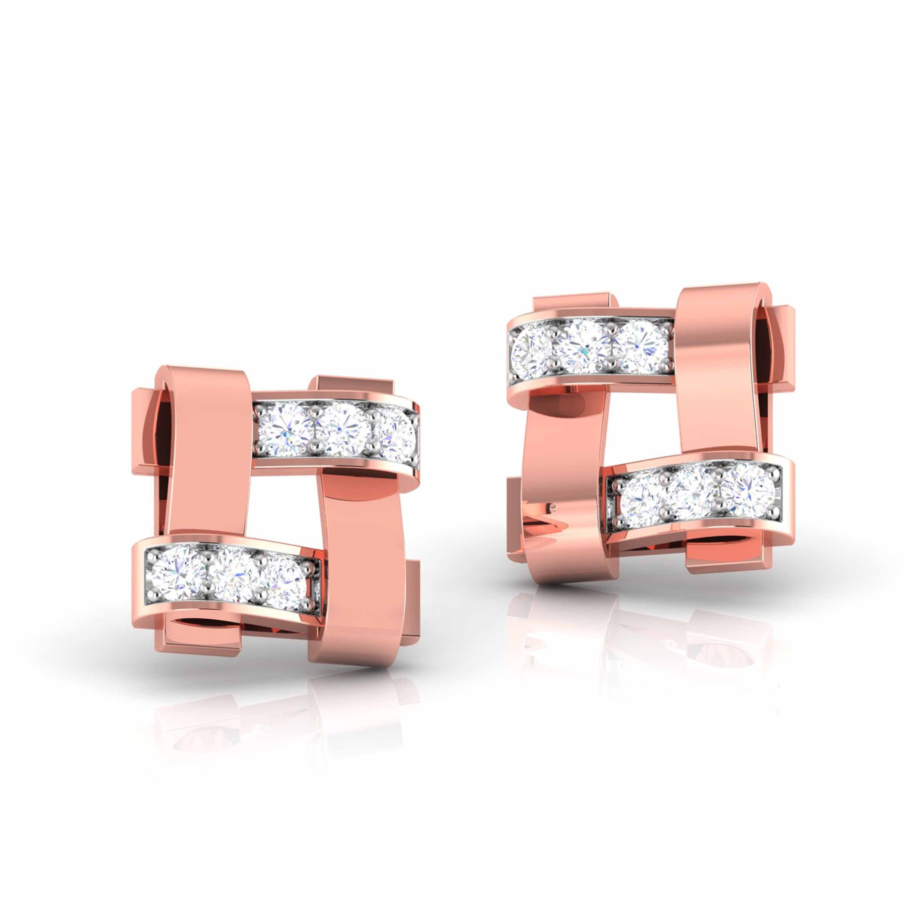 Modern Grid Earrings