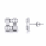 Modern Grid Earrings