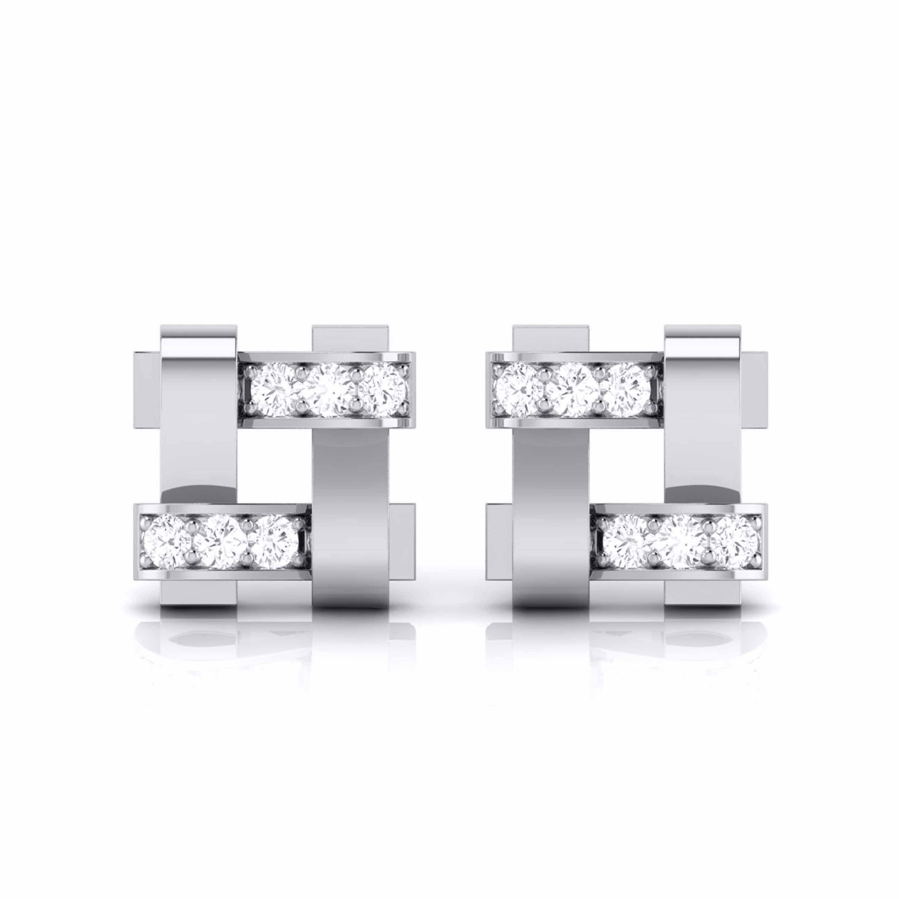Modern Grid Earrings