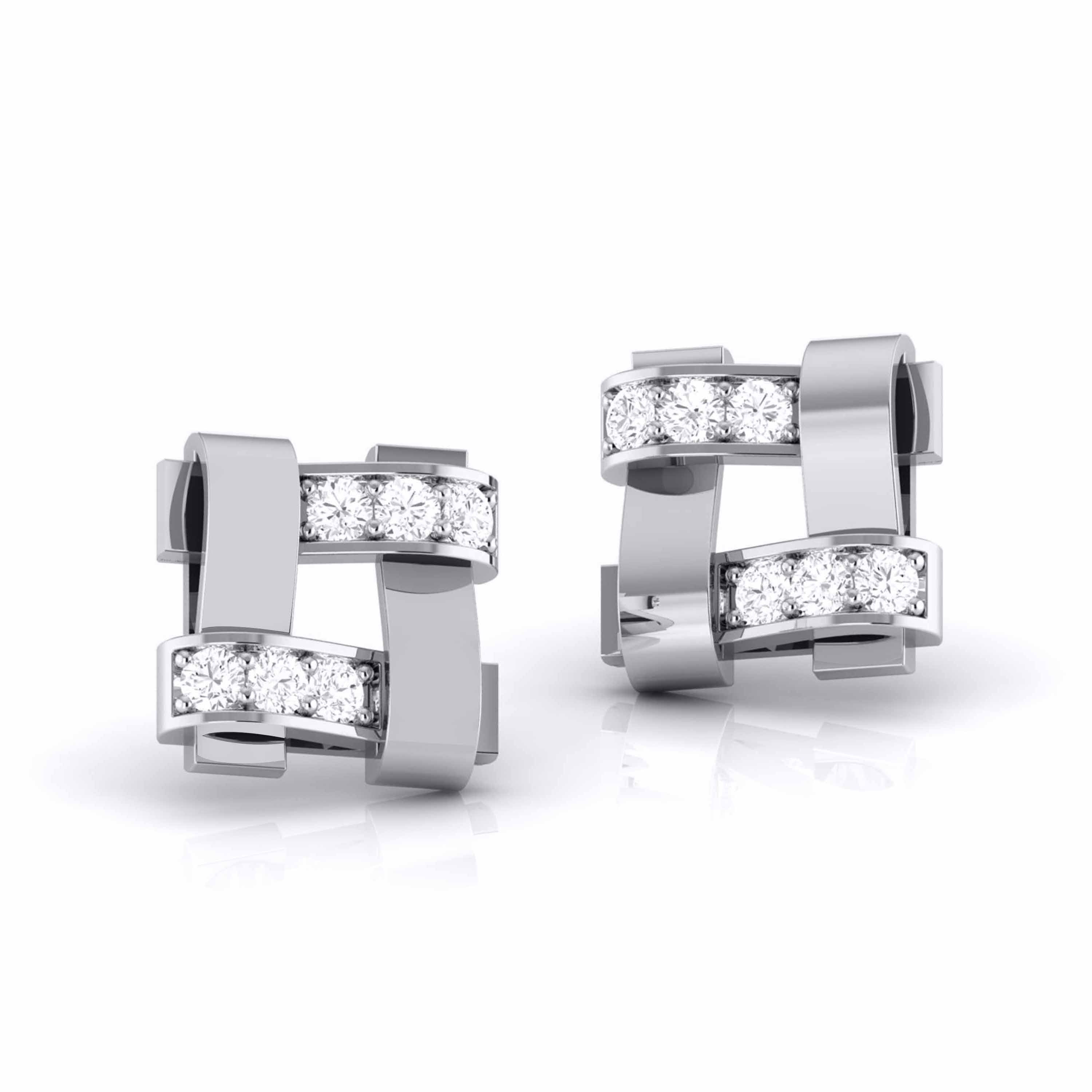 Modern Grid Earrings