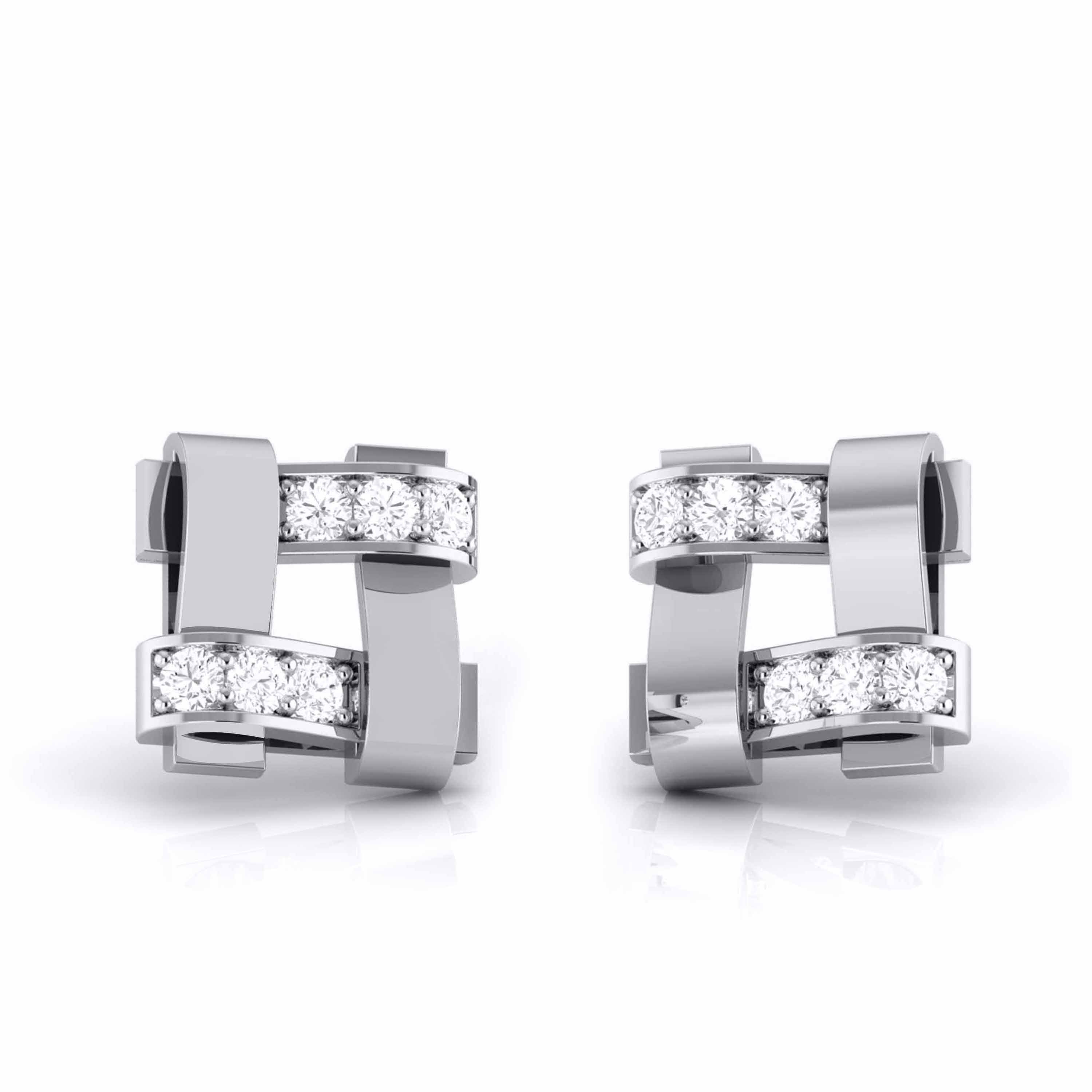 Modern Grid Earrings