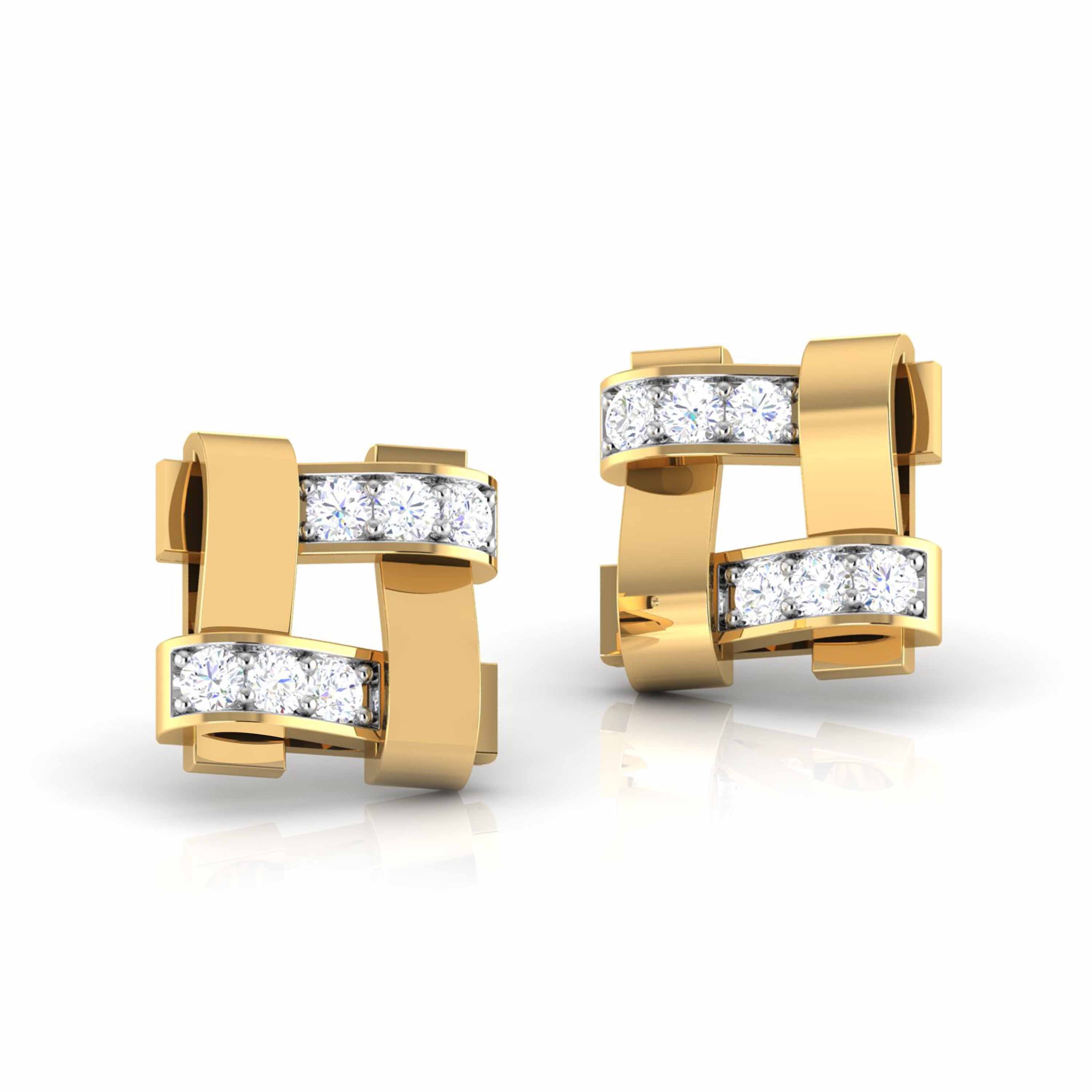 Modern Grid Earrings