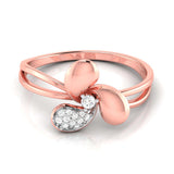 Twilight Petal Diamond Ring