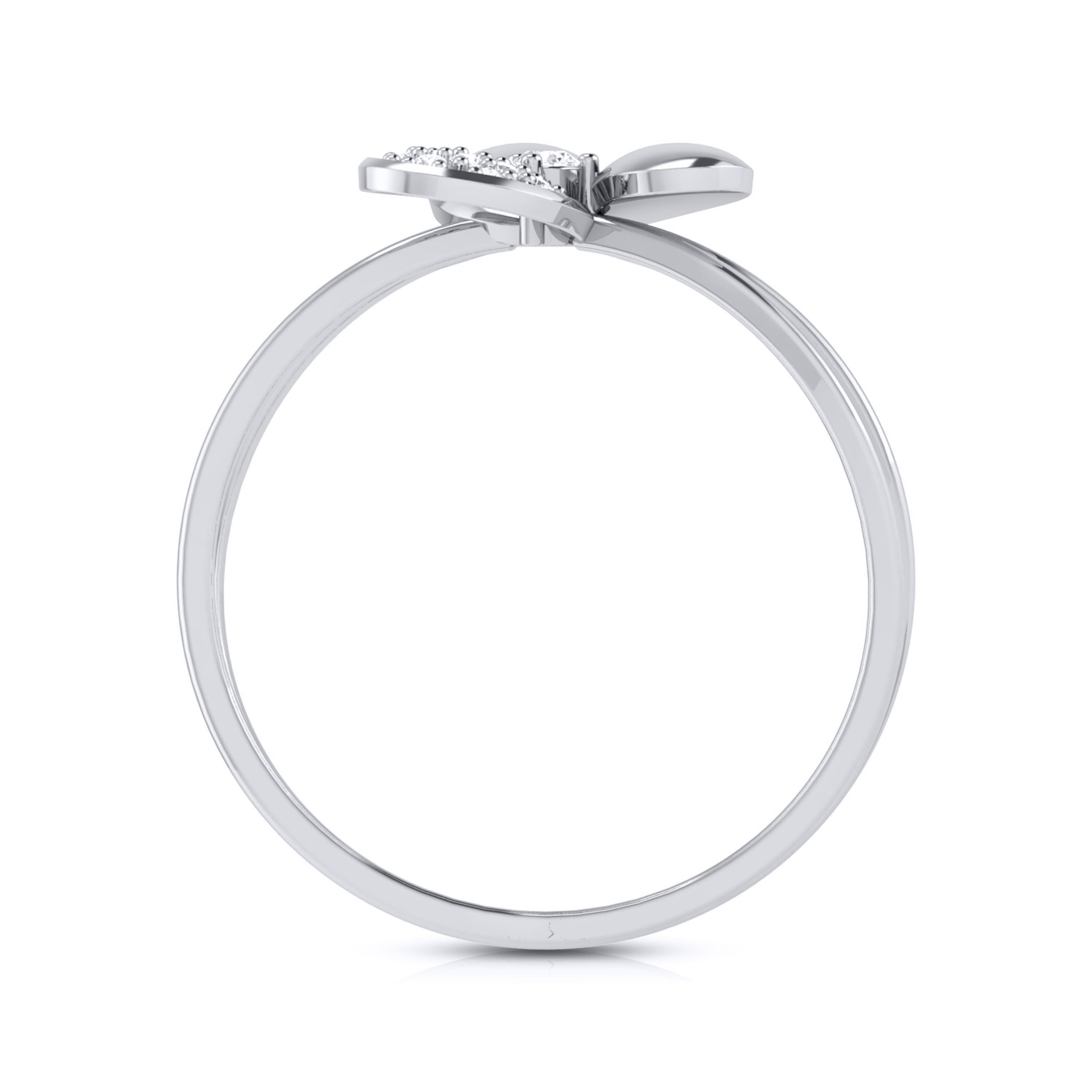 Twilight Petal Diamond Ring