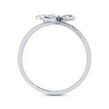 Twilight Petal Diamond Ring