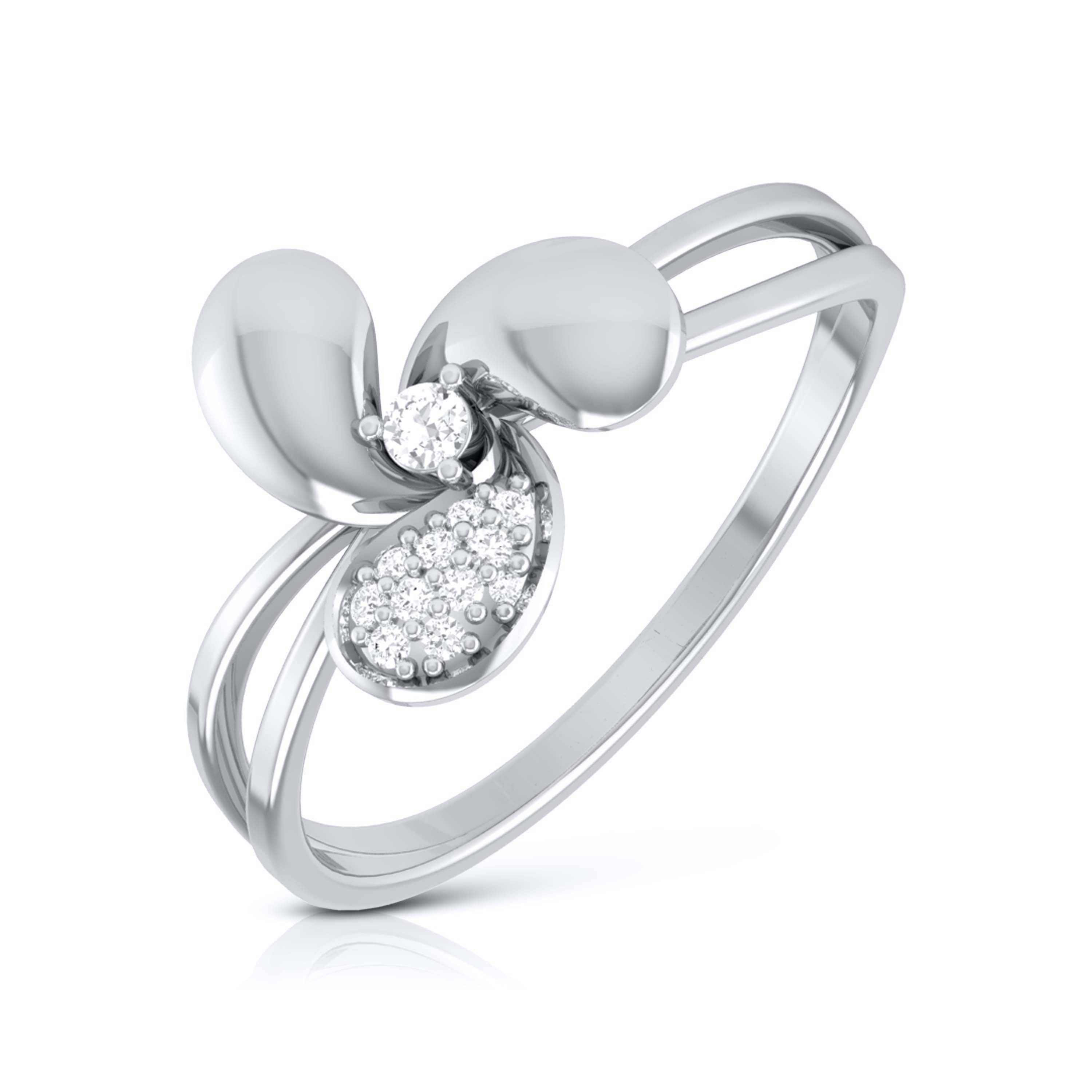 Twilight Petal Diamond Ring