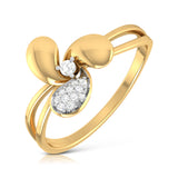 Twilight Petal Diamond Ring