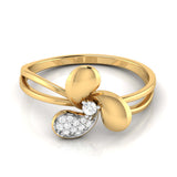 Twilight Petal Diamond Ring