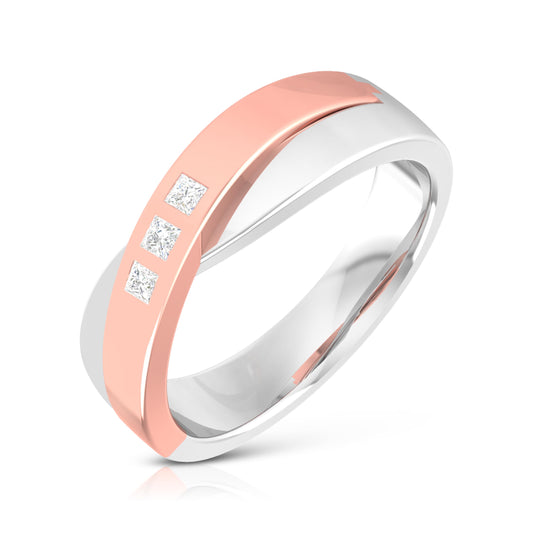 Duo Harmony Diamond Ring