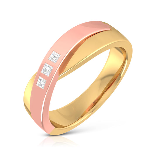 Duo Harmony Diamond Ring