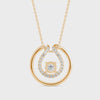 Double Halo Diamond Pendant