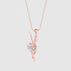 Ballet in Bloom Diamond Pendant