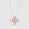 Petal Radiance Solitaire Pendant