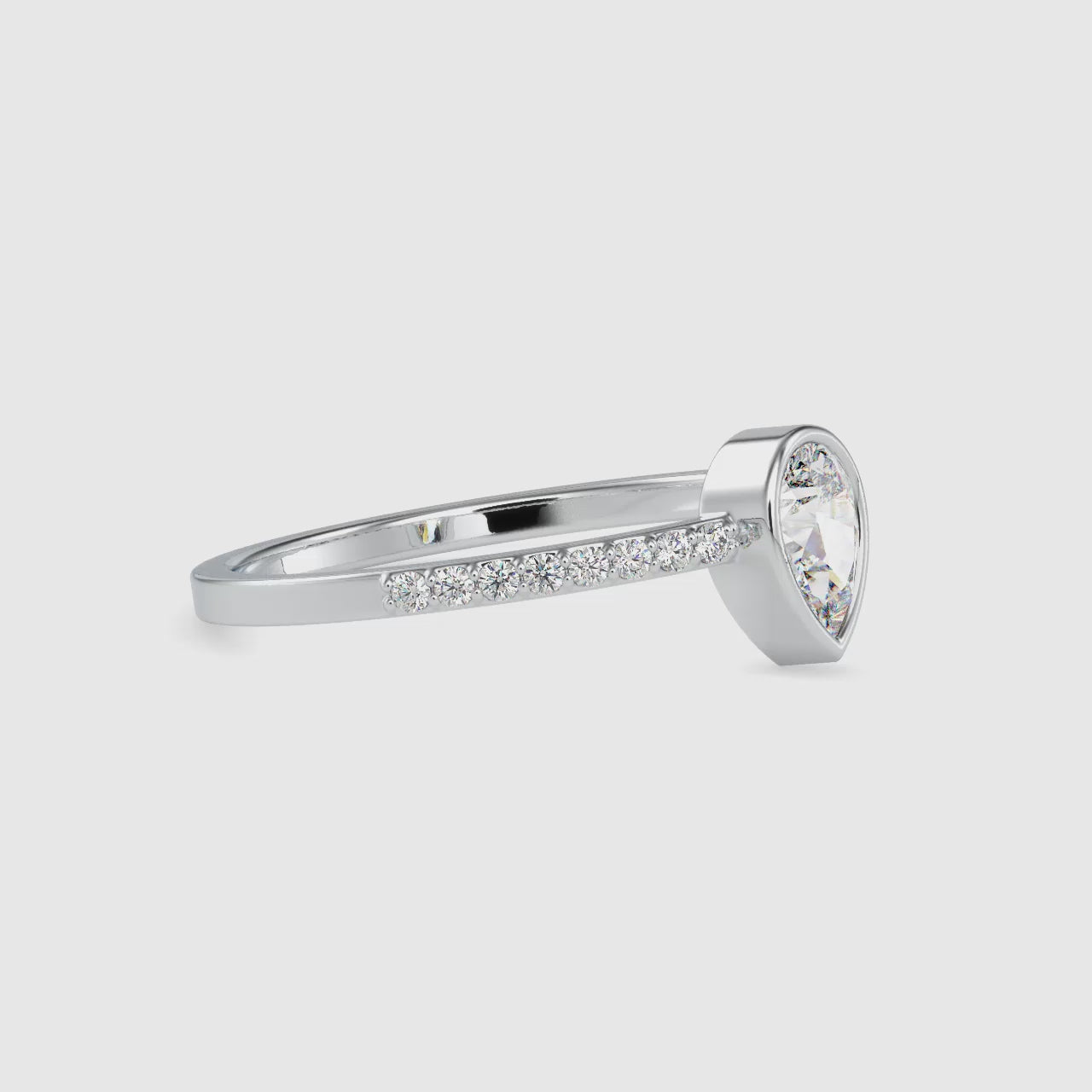 Glowing Cascade Ring