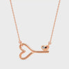 Heartfelt Key Diamond Necklace