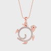 Twirling Turtle Pendant