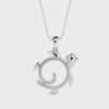Twirling Turtle Pendant