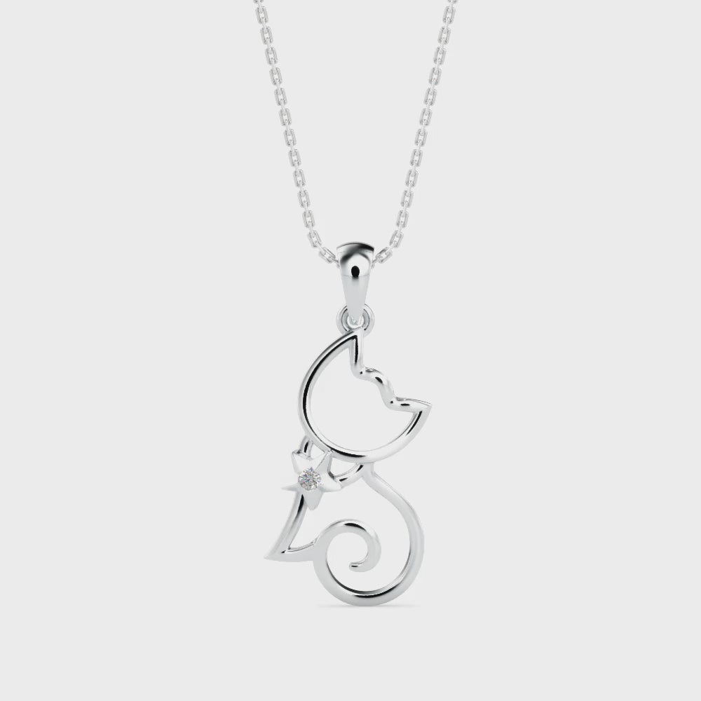 Starry Cat Pendant