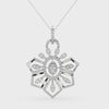 Regal Blossom Diamond Pendant