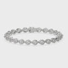Rose Teardrop Diamond Bracelet
