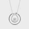 Double Halo Diamond Pendant