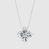 Petal Radiance Solitaire Pendant